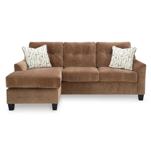 Ashley Furniture Amity Bay Polyester Queen Sofa Chaise Sleeper, Clay