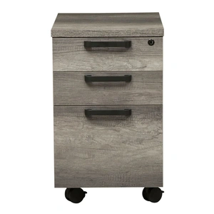 Liberty Furniture Tanners Creek Melamin/Wood 3-Drawer Mobile File Cabinet, Graystone