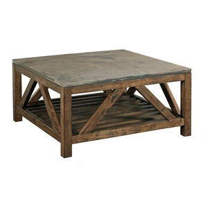 Kincaid Modern Classics Mason Square Wood Cocktail Table Set, Brown