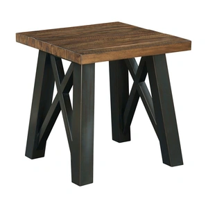 Kincaid Modern Classics Crossfit Rectangular Wood Cocktail Table Set, Brown/Black