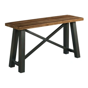 Kincaid Modern Classics Crossfit Rectangular Wood Sofa Table, Brown/Black