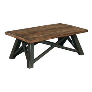 Kincaid Modern Classics Crossfit Rectangular Wood Cocktail Table Set, Brown/Black