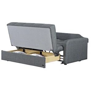 Empire Furniture, USA Stella Fabric Storage Sofabed, Grey