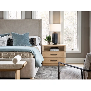 Universal Furniture Daybreak Fabric Panel Bedroom Set, Solaz Sand/White Oak