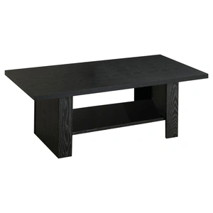 Coaster Rodez 3-Piece Wood Veneer Occasional Table Set, Black Oak