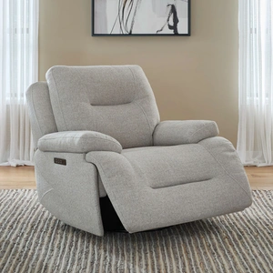 Liberty Furniture Cameron Fabric Power Recliner w/USB Chargers in Nathan Ginger