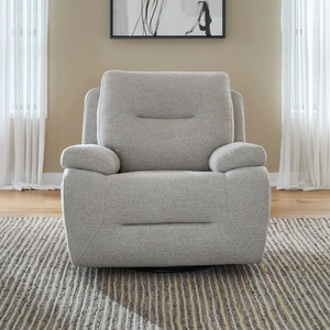 Liberty Furniture Cameron Fabric Power Recliner w/USB Chargers in Nathan Ginger
