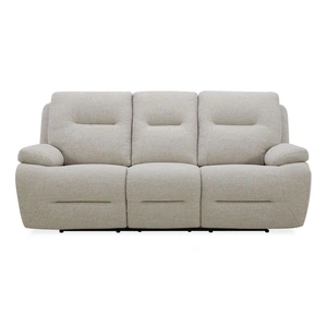 Liberty Furniture Cameron Fabric Power Reclining Sofa w/USB Chargers in Nathan Ginger