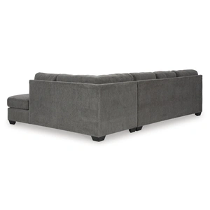Ashley Furniture Riverfield Fabric U-Shaped 2-Piece Sectional Sofa w/Chaise in Iron