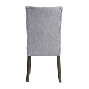 ACME Merel Fabric Dining Side Chair, Gray (Set of 2)