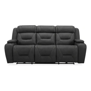 Liberty Furniture Chapman Leather Power Reclining Sofa | Triple Power Support