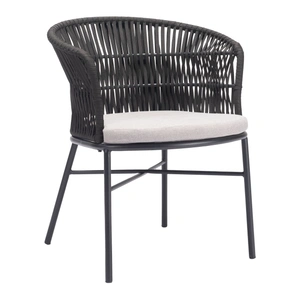Zuo Modern Freycinet Polyester/Steel Outdoor Dining Chair (Set of 2)