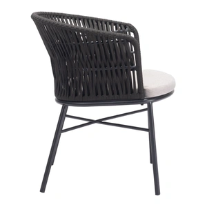 Zuo Modern Freycinet Polyester/Steel Outdoor Dining Chair (Set of 2)