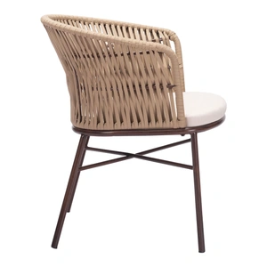 Zuo Modern Freycinet Polyester/Steel Outdoor Dining Chair (Set of 2)