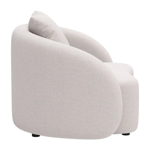 Zuo Modern Sunny Isles Olefin Outdoor Accent Chair, Beige