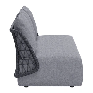 Zuo Modern Mekan Olefin/Aluminum Outdoor Sofa, Gray