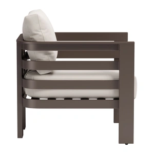 Zuo Modern Bal Harbor Olefin/Aluminum Outdoor Armchair, White