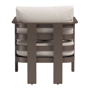 Zuo Modern Bal Harbor Olefin/Aluminum Outdoor Armchair, White
