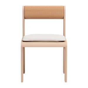 Zuo Modern Island Olefin/Aluminum Outdoor Dining Chair, White (Set of 2)