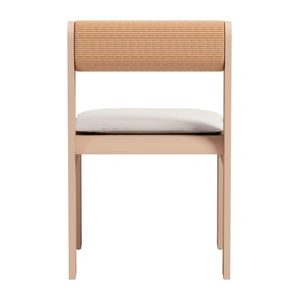 Zuo Modern Island Olefin/Aluminum Outdoor Dining Chair, White (Set of 2)