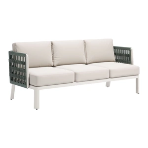 Zuo Modern Bridgehampton Olefin/Aluminum Outdoor Sofa, White