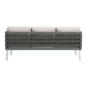 Zuo Modern Bridgehampton Olefin/Aluminum Outdoor Sofa, White