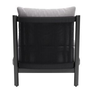 Zuo Modern Horizon Olefin/Aluminum Accent Chair, Gray