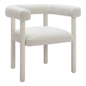 Zuo Modern Sunbath Polyester/Aluminum Dining Chair, White (Set of 2)