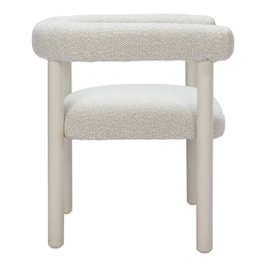 Zuo Modern Sunbath Polyester/Aluminum Dining Chair, White (Set of 2)