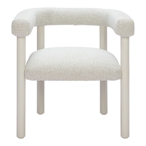 Zuo Modern Sunbath Polyester/Aluminum Dining Chair, White (Set of 2)