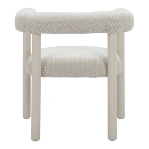 Zuo Modern Sunbath Polyester/Aluminum Dining Chair, White (Set of 2)