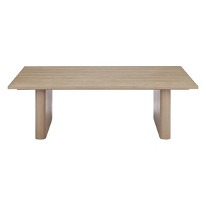 Zuo Modern Duna Rectangular Aluminum Outdoor Coffee Table, Natural