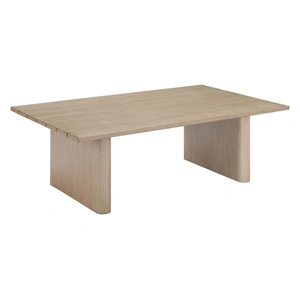 Zuo Modern Duna Rectangular Aluminum Outdoor Coffee Table, Natural