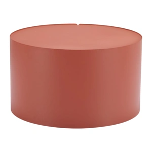 Zuo Modern Bayu Round Aluminum Outdoor Coffee Table, Brown
