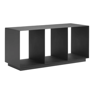 Zuo Modern Kokos Rectangular Aluminum Outdoor Coffee Table, Charcoal