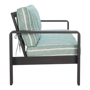 Zuo Modern Rolig Olefin/Aluminum Outdoor Sofa, Green