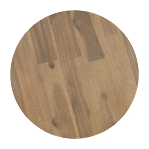 Zuo Modern Mado Round Wood Side Table, Natural