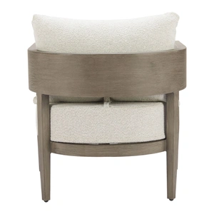 Zuo Modern Foret Olefin/Aluminum Outdoor Armchair, Beige