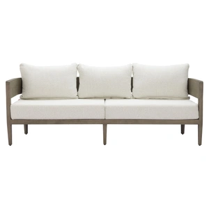 Zuo Modern Foret Olefin/Aluminum Outdoor Sofa, Beige