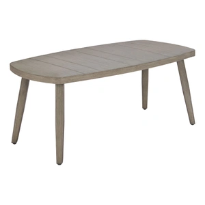 Zuo Modern Foret Rectangular Aluminum Coffee Table, Brown