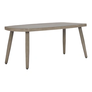 Zuo Modern Foret Rectangular Aluminum Coffee Table, Brown