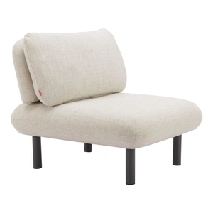 Zuo Modern Aperto Olefin/Aluminum Outdoor Accent Chair, Beige