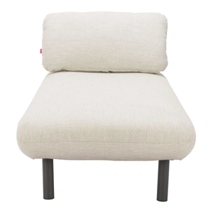 Zuo Modern Aperto Olefin/Aluminum Outdoor Chaise, Beige