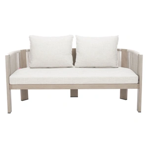 Zuo Modern Rebel Olefin/Aluminum Outdoor Sofa, Beige