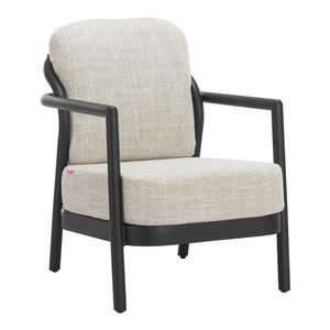 Zuo Modern Rein Olefin/Aluminum Outdoor Accent Chair, Beige