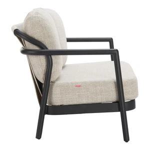 Zuo Modern Rein Olefin/Aluminum Outdoor Loveseat, Beige