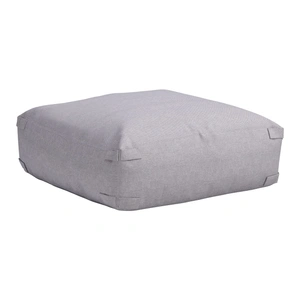 Zuo Modern Luanda Square Olefin Outdoor Ottoman, Gray