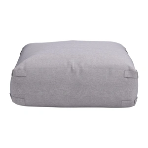 Zuo Modern Luanda Square Olefin Outdoor Ottoman, Gray