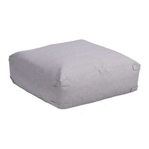 Zuo Modern Luanda Square Olefin Outdoor Ottoman, Gray