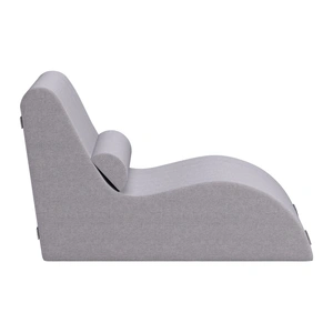 Zuo Modern Luanda Olefin Outdoor Lounge Chair, Gray